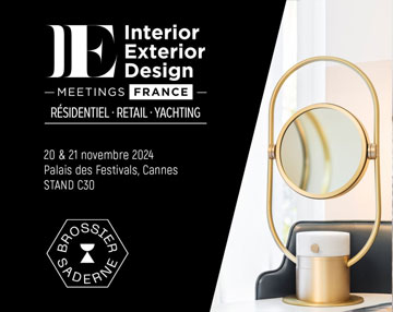 We're showcasing our expertise with Roger Pradier® at the Interior Exterior Design Meetings France in Cannes